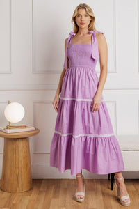 BETTER THAN EVER POPLIN MIDI DRESS
