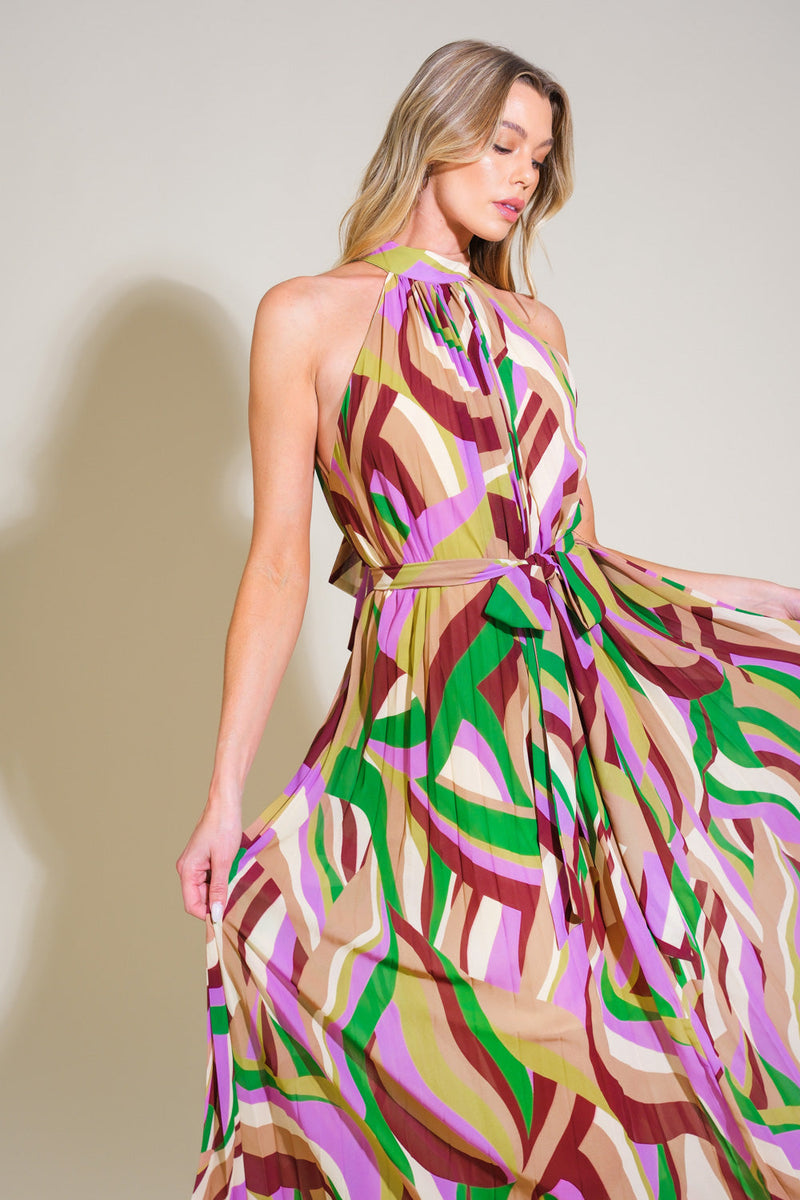 AS TIME GOES BY WOVEN MAXI DRESS