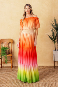 FORGOTTEN STORY WOVEN MAXI DRESS