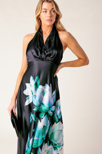 INSATIABLE FEELING WOVEN MIDI DRESS