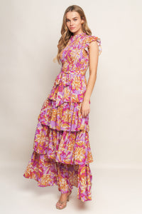 GETTING STARTED WOVEN MIDI DRESS