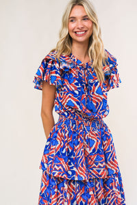 BACK TO FUN WOVEN MIDI DRESS