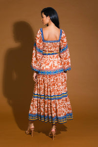 BITTER SWEET WOVEN MIDI DRESS