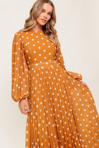 MOMENT MAKER WOVEN MIDI DRESS