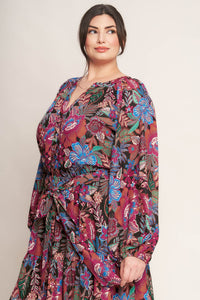 FLORAL BLISS WOVEN MINI DRESS