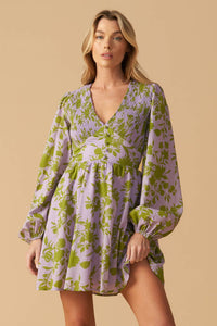 WINGS OF A DREAM WOVEN MINI DRESS