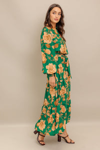 SONGS ABOUT YOU WOVEN MIDI DRESS