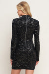 WHIMS OF FATE SEQUIN MINI DRESS