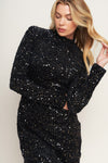 WHIMS OF FATE SEQUIN MINI DRESS