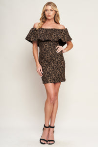 WHEREVER YOU MAY GO WOVEN MINI DRESS