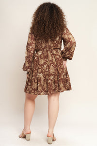 SWEET REMINISCENCE WOVEN MINI DRESS