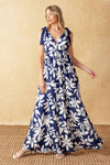 TWILIGHT VENTURE WOVEN MAXI DRESS