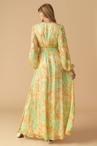 SUNSET SASHAY WOVEN MAXI DRESS