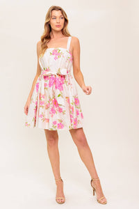 PERFECT AFTERNOON WOVEN MINI DRESS