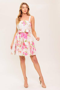PERFECT AFTERNOON WOVEN MINI DRESS