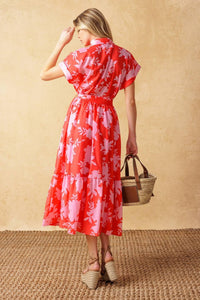 MAKE IT COUNT WOVEN MIDI DRESS