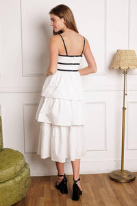 GO GETTER WOVEN MIDI DRESS