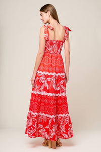 BRIGHTER DAYS WOVEN MAXI DRESS