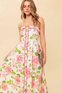 BETTER THAN EVER WOVEN MIDI DRESS