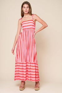 SPEAK NOW WOVEN MIDI DRESS