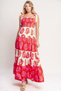 GLAMOUR IN MOTION WOVEN MAXI DRESS