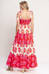 GLAMOUR IN MOTION WOVEN MAXI DRESS