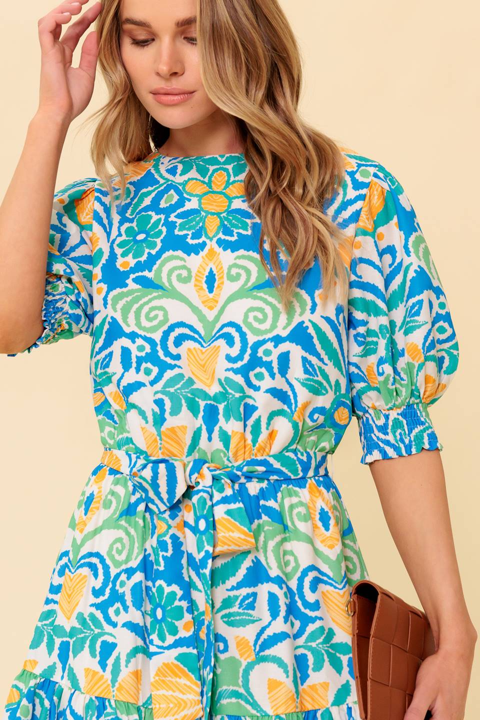 LOVE IN YOUR EYES WOVEN MNI DRESS