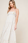 WAVES OF LIFT WOVEN MAXI DRESS