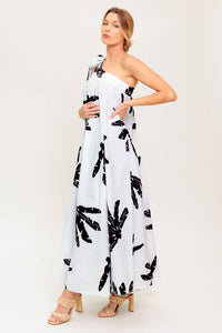 SUNSET SERENADE WOVEN MAXI DRESS