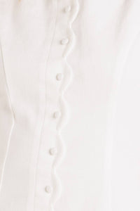 PALM PICNIC WOVEN MINI DRESS