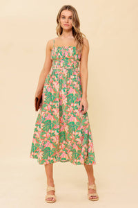 STORYTELLING WOVEN MIDI DRESS