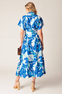 LOCAL ART SHOW WOVEN MIDI DRESS