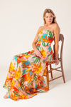 HALF PAST SUNSET WOVEN MAXI DRESS