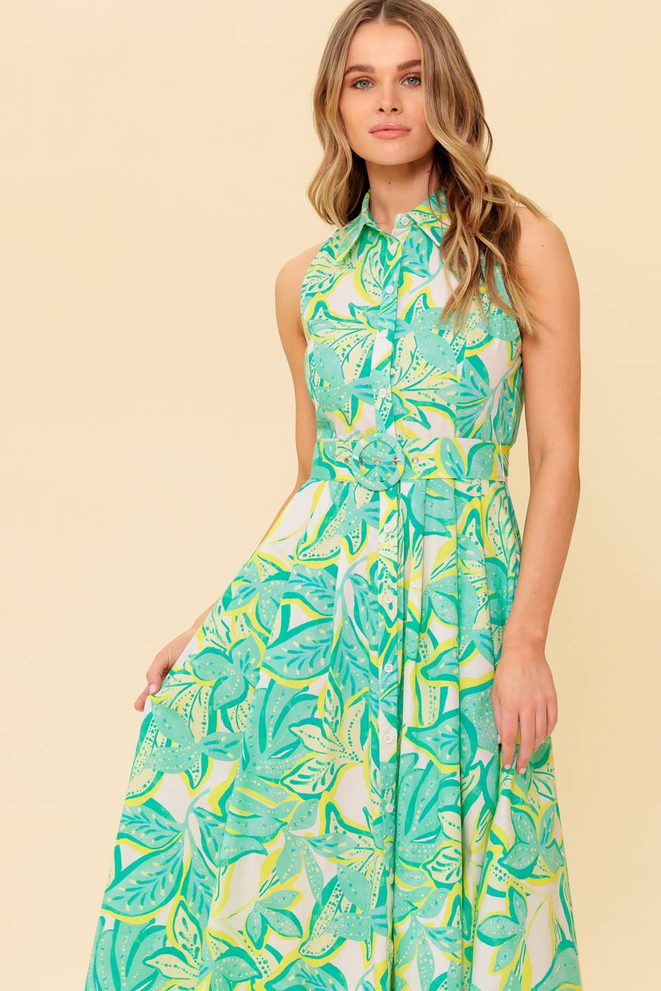 DAYS WITH YOU WOVEN MDI DRESS