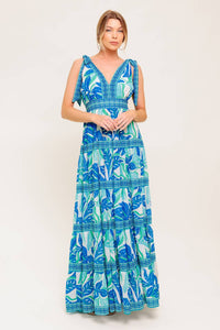 SHOW YOUR LOVE WOVEN MAXI DRESS