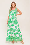 GARDEN TALES WOVEN MAXI DRESS