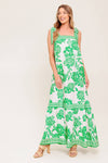 GARDEN TALES WOVEN MAXI DRESS