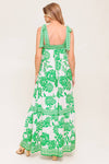 GARDEN TALES WOVEN MAXI DRESS