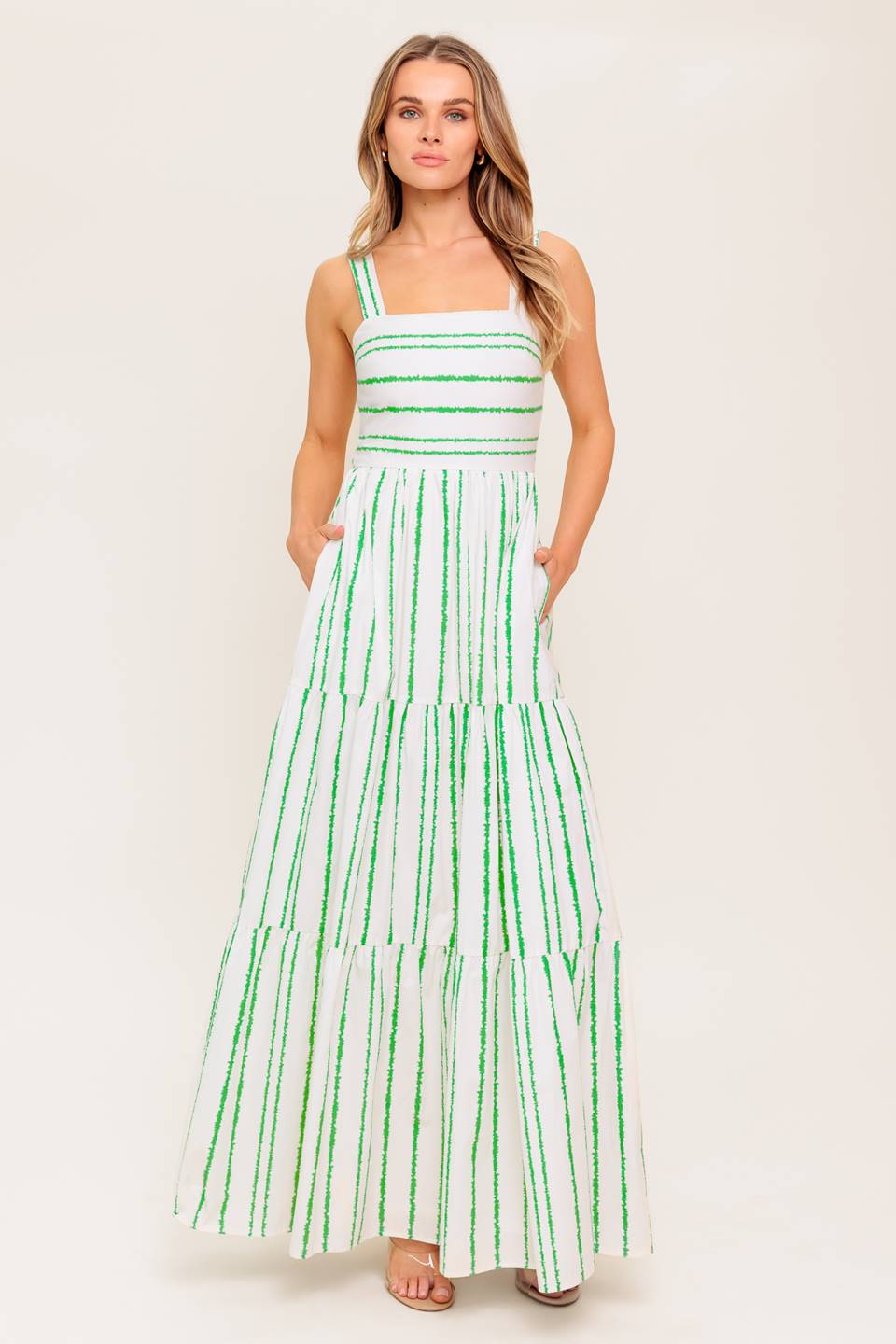 WILDFLOWER WALTZ  WOVEN MAXI DRESS