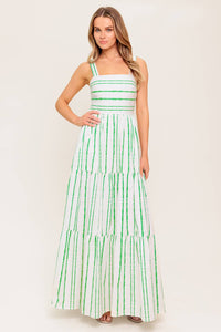 WILDFLOWER WALTZ  WOVEN MAXI DRESS