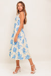 BLUEBELL BREEZE WOVEN MIDI DRESS