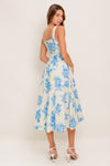 BLUEBELL BREEZE WOVEN MIDI DRESS