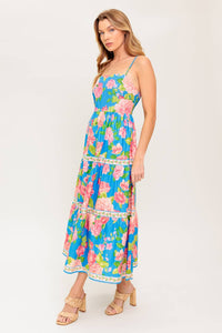 DAYLIGHT MUSE WOVEN MIDI DRESS