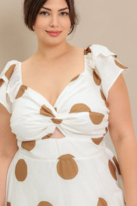 MOJITO MOOD WOVEN MIDI DRESS