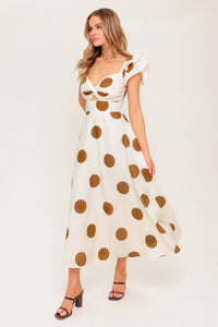 MOJITO MOOD WOVEN MIDI DRESS