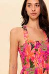 SUNRISE SOIREE WOVEN MAXI DRESS