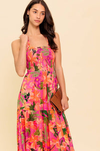SUNRISE SOIREE WOVEN MAXI DRESS