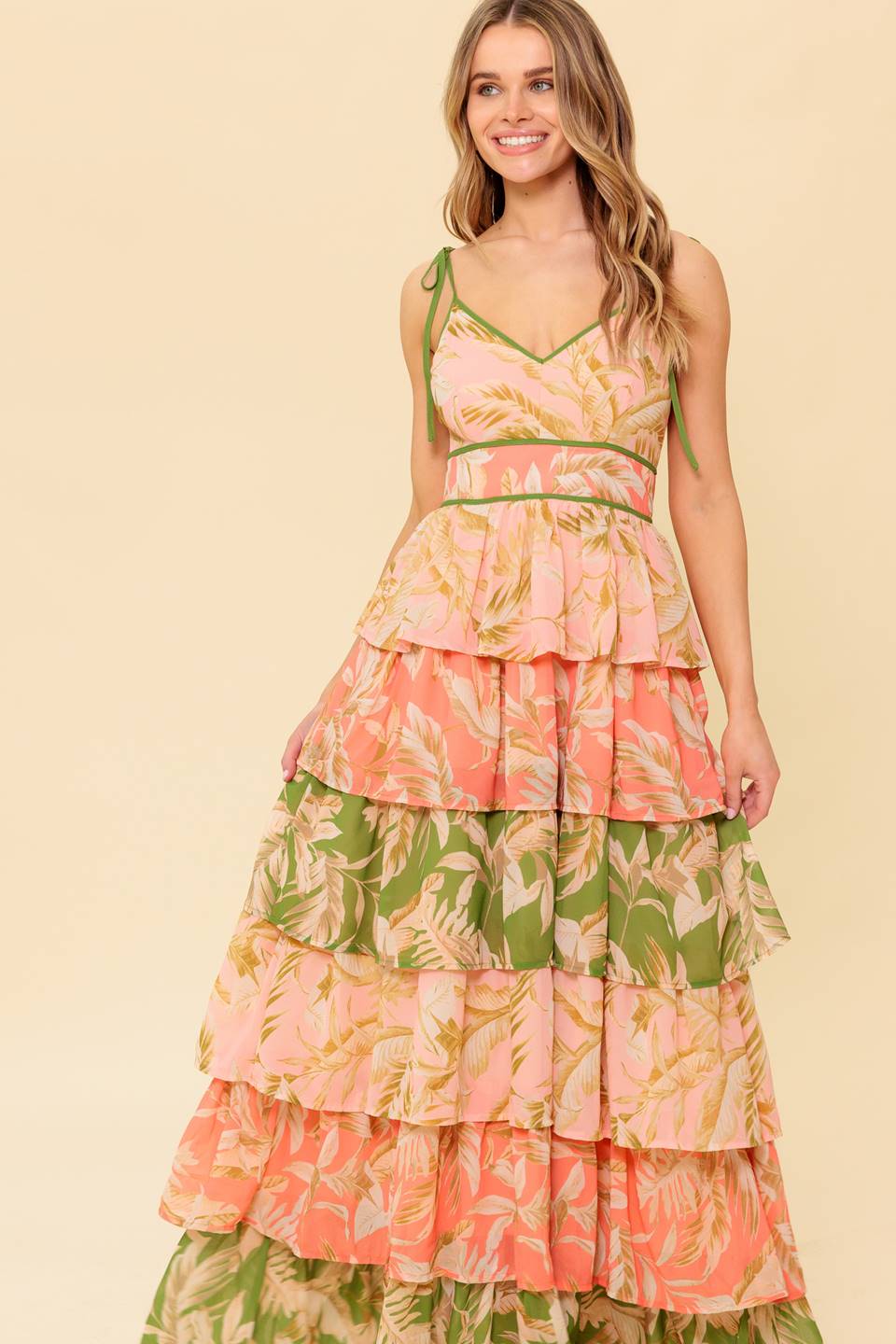 FEELS LIKE HOME WOVEN MAXI DRESS