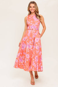 COASTLINE DREAM WOVEN MIDI DRESS