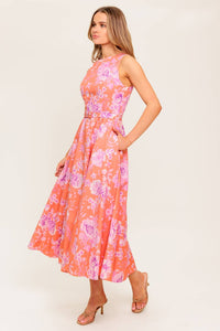 COASTLINE DREAM WOVEN MIDI DRESS